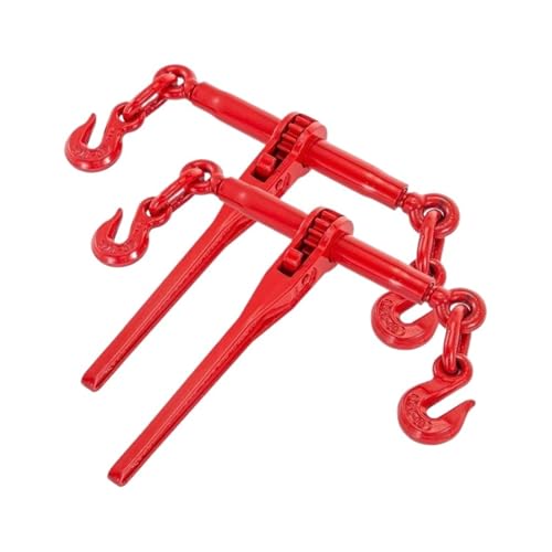 Kit de chaîne de levage de 5/16 à 3/8 po robuste avec ridoir d'arrimage haute résistance 6600 lb