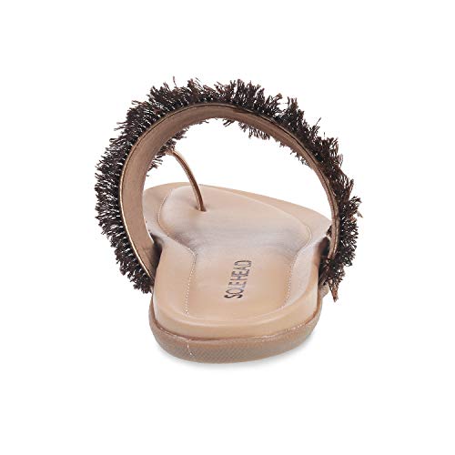 Image of SOLE HEAD Beige Women Flat Sandal