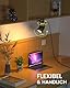 TobeBright 6W RGB LED Klemmspot mit Fernbedienung, 15 RGB-Lichter + Warmweiß 3000K, IP65 Wasserfester für Innen und Außen, Klemmlampe Strahler mit 1,78m Kabel und Stecker