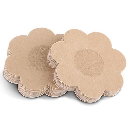 Sibba 40 PCS Nipple Cover Damen Nippelabdeckung Unsichtbare Nipple Abdeckungen Sticker Selbstklebend Nippelpads Brust Aufkleber Brustabdeckung BH...