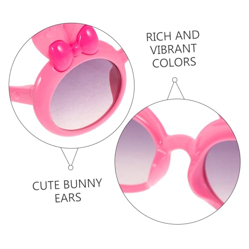 Garneck 1pair Boys and Girls Cartoon Sunglasses for Parties Cute Design Uv Eyewear for Girls for and Outdoor Fun Party Favors3