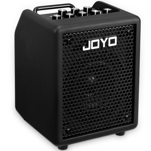 JOYO 30Wベースアンプ 小型 bluetoothベース用コンボアンプ OTG録音、コンプレッサー、3バンドEQ搭載、自宅練習、創作、小規模ライブに最適 ブラック (BA-30 VIBE CUBE)