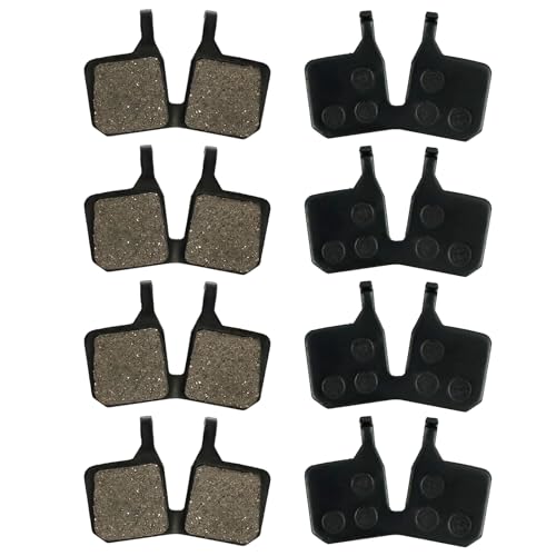 TOPBELIEF 4 Paar Cube Bremsbeläge Magura MT5 MT7 Kompatibel Hochleistungs-Resin Schwarz Metall MTB Fahrrad Scheibenbremse Hochtemperaturbeständig Langlebig Universell