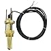 Dwyer? Insertion Paddlewheel Flow Sensor, PFT-IAN-B111-S, 1-1/2" NPT, Brass Body, 4-20mA Output