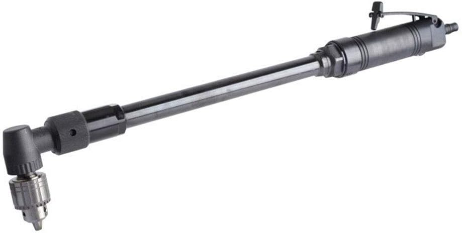 Extended Elbow Wind Drill, 6mm Pneumatic Hand, Industrial Grade Tool