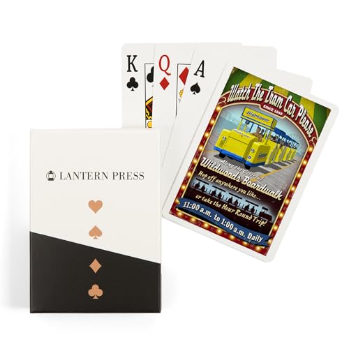 Lantern Press Wildwood New Jersey Baraja Poker 52 Cartas