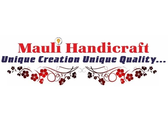Mauli Handicraft Handmade Iron Decorative Swastik Om Sun Ganesha Wall Hangings (28 cm x 20 cm x 1 cm) 3