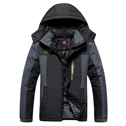 Ski Jacket Men Waterproof Jacket Winter Jackets for Men Snowboarding Jackets Men Fleece Lined Jacket Winter Coats Ski Jacket Men