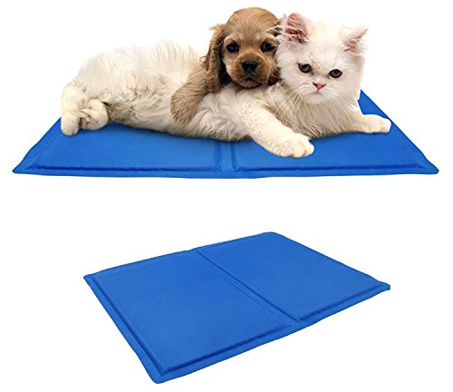 BIGWING Style Cooling Pad,Pet Dog Cat Cool Mat Self Cooling Gel Mat Pad Bed Mattress Heat Relief Non-Toxic,Laptop Cooling Pad