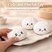 Dumpling Squishy Mystery Box, Dumpling Squishy Stress Ball, Soft Slow Rising Squeeze Dough with Steamer Case, Sensory Fidget for Adults Teens, Easter Basket Stuffer Gift (Style4)