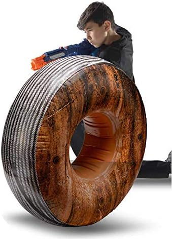BUNKR Inflatable Cable Spool for Nerf, Lazer Gun & Blaster Battles Compatible with Nerf, Laser X, X-Shot & Boomco