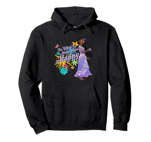 Sweat à capuche Disney Encanto Isabella pour fille en coton confortable