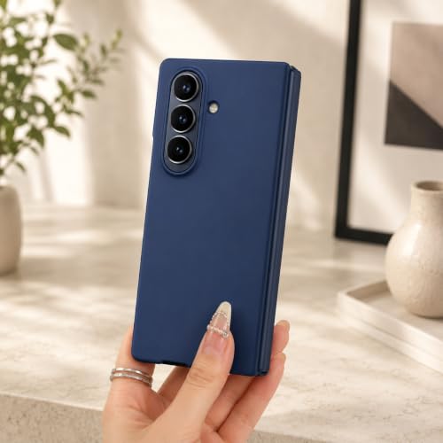 Image of amazon basics Slim Matte Hard PC Back Cover Case for Samsung Galaxy Z FOLD 8 Ultra with Integrated Hinge Protection and Smooth Anti-Fingerprint Finish (Midnight Blue)