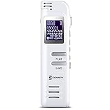 Dennov VR-BK6 8 GB Digital Voice Recorder & MP3 Music Player, 560 Hours, Portable Design