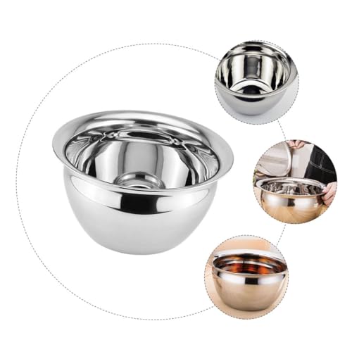 Tazón de acero inoxidable PRETYZOOM 304 para ensalada y almacenamiento miniatura 6