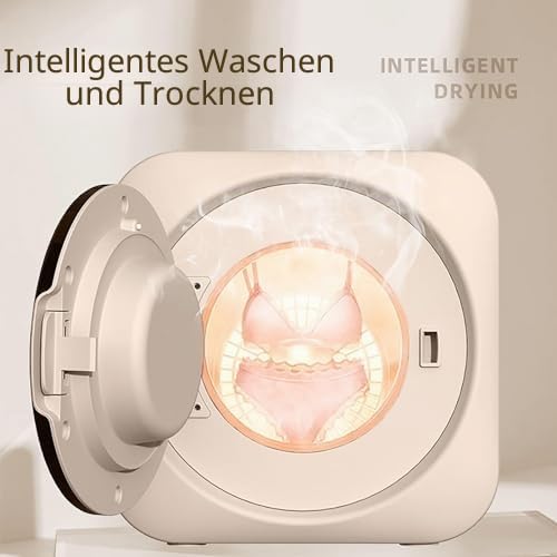 An der Wand montierte Mini-Waschmaschine und Trockner, kompakte Trommelwaschmaschine und Schleuder für kleine Räume