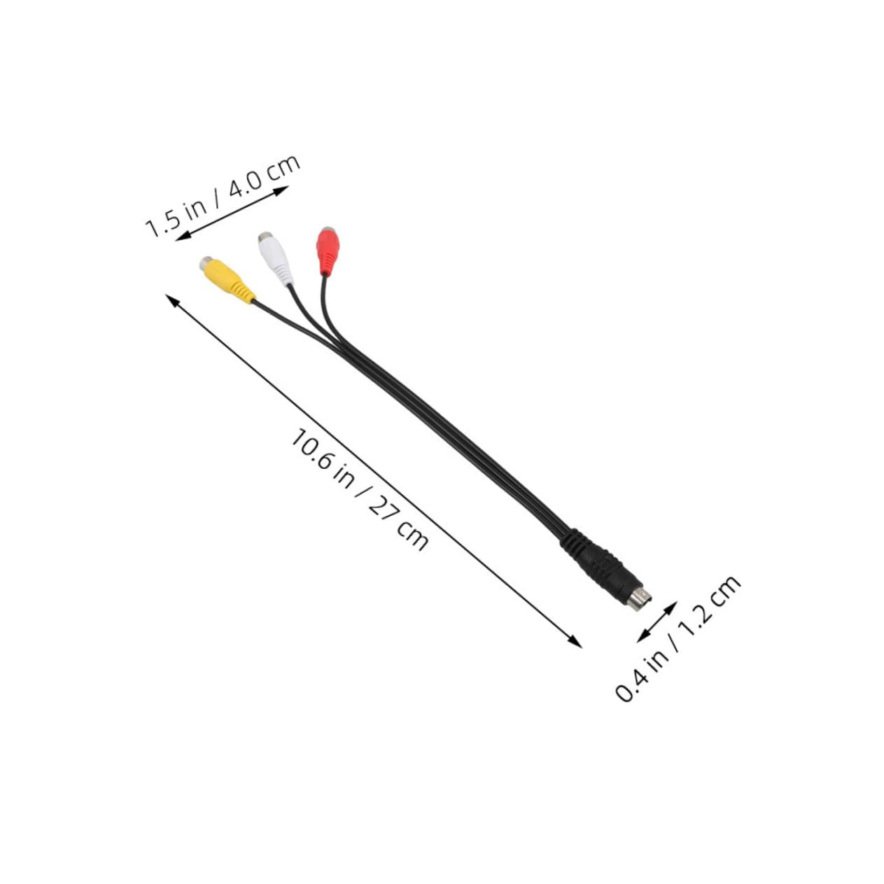 Housoutil 2pcs Video Adapter Cable Video to Connector for Multi-Device Compatibility Easy Setup Quality and Construction