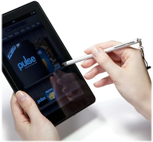 Miniatura 4 de BoxWave - Lápiz capacitivo delgado compatible con Barnes & Noble Nook Tablet de 7 pulgadas (lápiz capacitivo delgado, barril delgado, punta de goma,