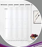 El paquete incluye: 1 cortina de cocina bordada.