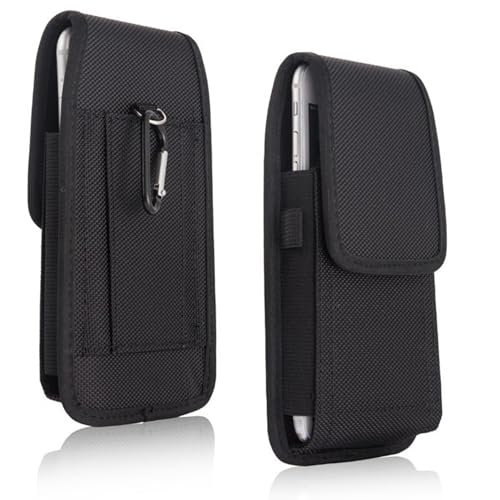 LOMSUXA Fondina Cellulare da Cintura XL, Porta Telefono Verticale con