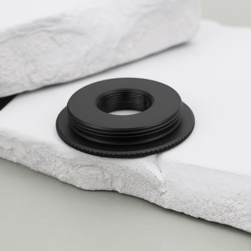 VGOL 2 Adaptadores de Lente de Montura CS A M12 Anillo Convertidor de 12 X 31 Mm para Cámara Y Conexión de Lente Color Negro - imagen 7