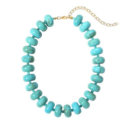 Folkzzm Multi-Color Chunky Beaded Necklace for Women Vibrant Acrylic Candy