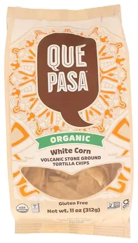 QUE PASA CHIP TORTILLA WHITE ORG 11 OZ