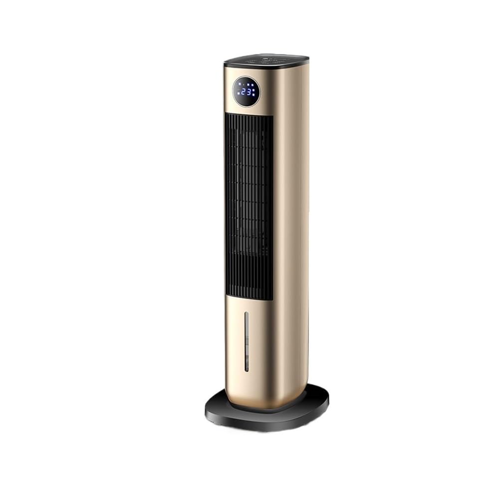 Evaporative Air Cooler Tower Air Cooler Portable Fan(Gold)