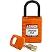 Brady CPT-ORG-25PL-KD, 150185 Compact Nylon Lockout Padlock (Pack of 12 pcs)
