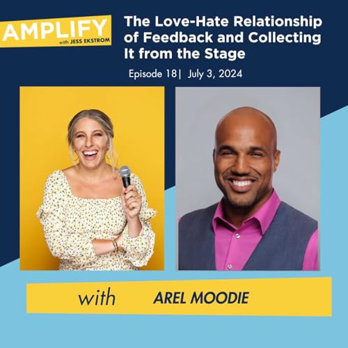 Page de couverture de The Love-Hate Relationship of Feedback and Collecting it from the Stage with Talkadot's Arel Moodie