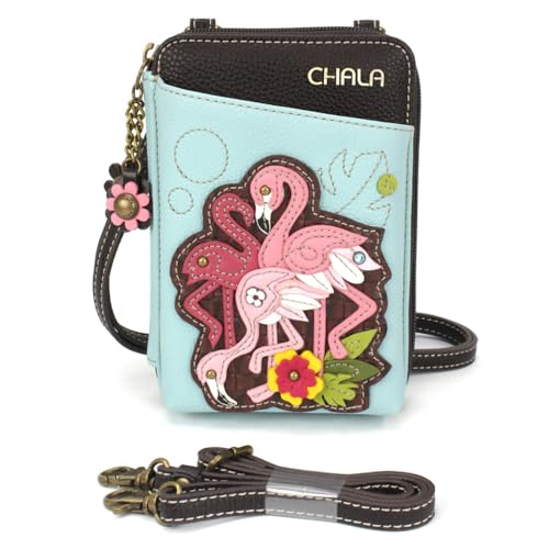 Image of CHALA Wallet Crossbody Cell Phone Purse - Women Faux Leather Multicolor Handbag with Adjustable Strap