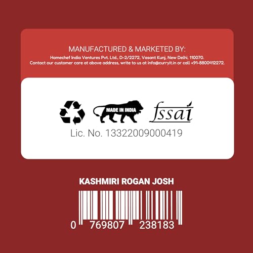 Image of CURRYiT Kashmiri Rogan Josh Curry Paste | Cook in 15 mins | Just add Fresh Mutton, Chicken, Fish | Made with Ghee | No Preservatives | Enjoy with Khameeri Roti | Indian Masala Wet Marinade 120g