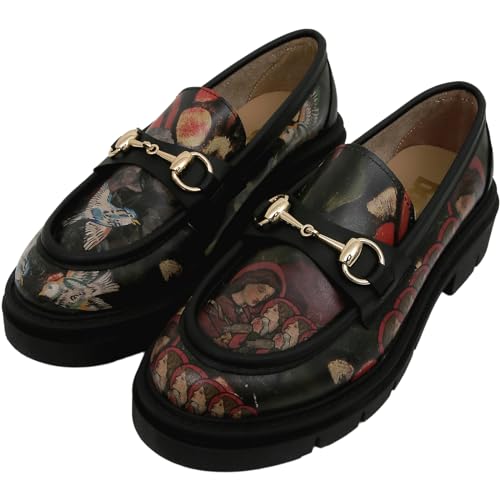 Image of DOGO Penny Loafers for Women - Handmade and Vegan Leather Platform Loafers for Women
