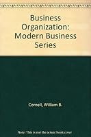 Business Organization: Modern Business Series B000K78JJM Book Cover