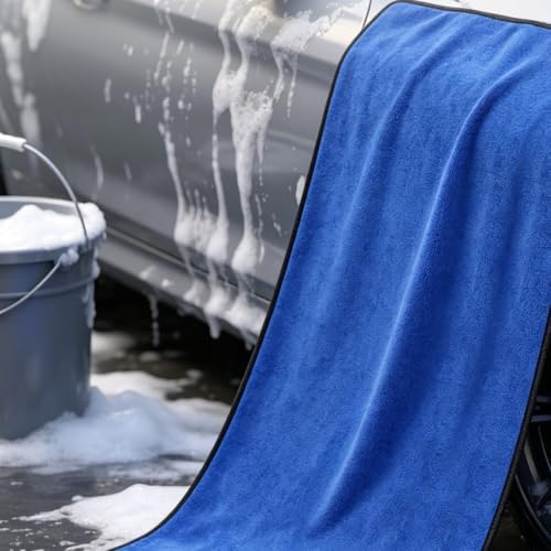RDHFTNIHU Auto Microfiber Towel Color Coded Surfaces Water Absorption Scratch Vehicle Accessory 2 Microfiber Auto Detailing Car Cloths — view 4