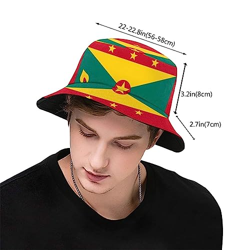 Image of Flag Bucket Hat Fashion Fisherman Hat Cute Flag Bucket Hats Sun Hat for Women Men