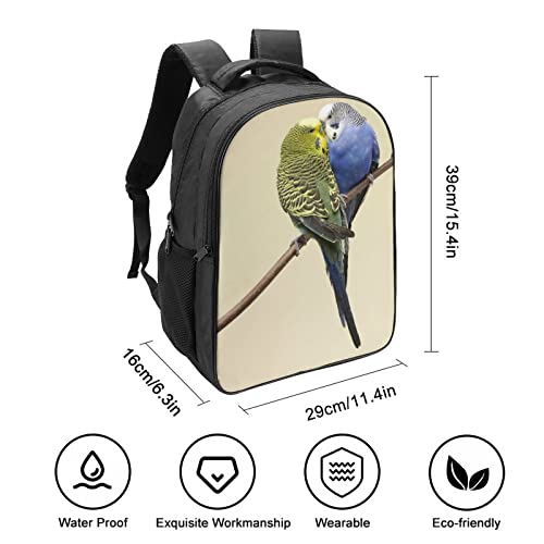Sac d'école cool 3D perruche et sacs à dos de mode pour enfants - 2