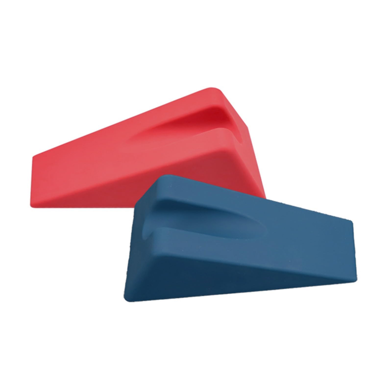Almohadilla de cuña de terapia física OT PT – Cuña triangular resistente y duradera para molestias espinales, relajación y masaje (rojo)