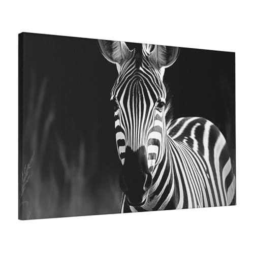 Impression HD sur toile zèbre LPSRTWE affiche haut de gamme pour bureau élégant