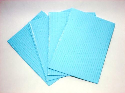 DENTAL BIBS SHEETS Thick 3ply13"x17" 500-PACK Blue Tattoo Supply