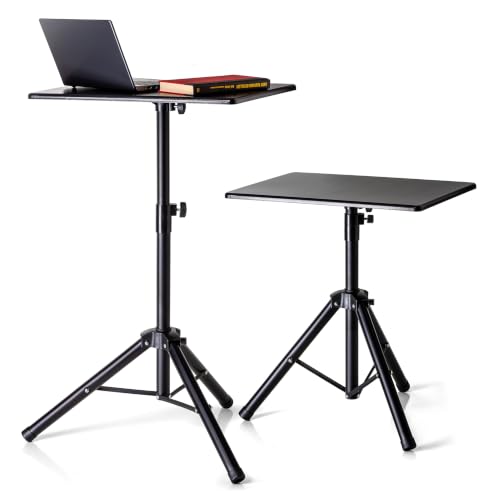 Victor Portable Adjustable Tripod Desk – Mobile Standing Desk, Height Adjustment (30.5" to 45") for Laptops, Projectors, and More – Compact, Lightweight & Stable for Home, Office, or Classroom (DC530)