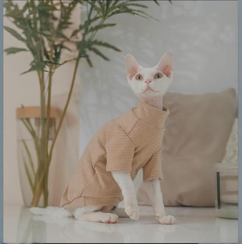 Chemise pullover Sphynx vêtement chaud manches longues chat sans cheveux Devon Rex - 7