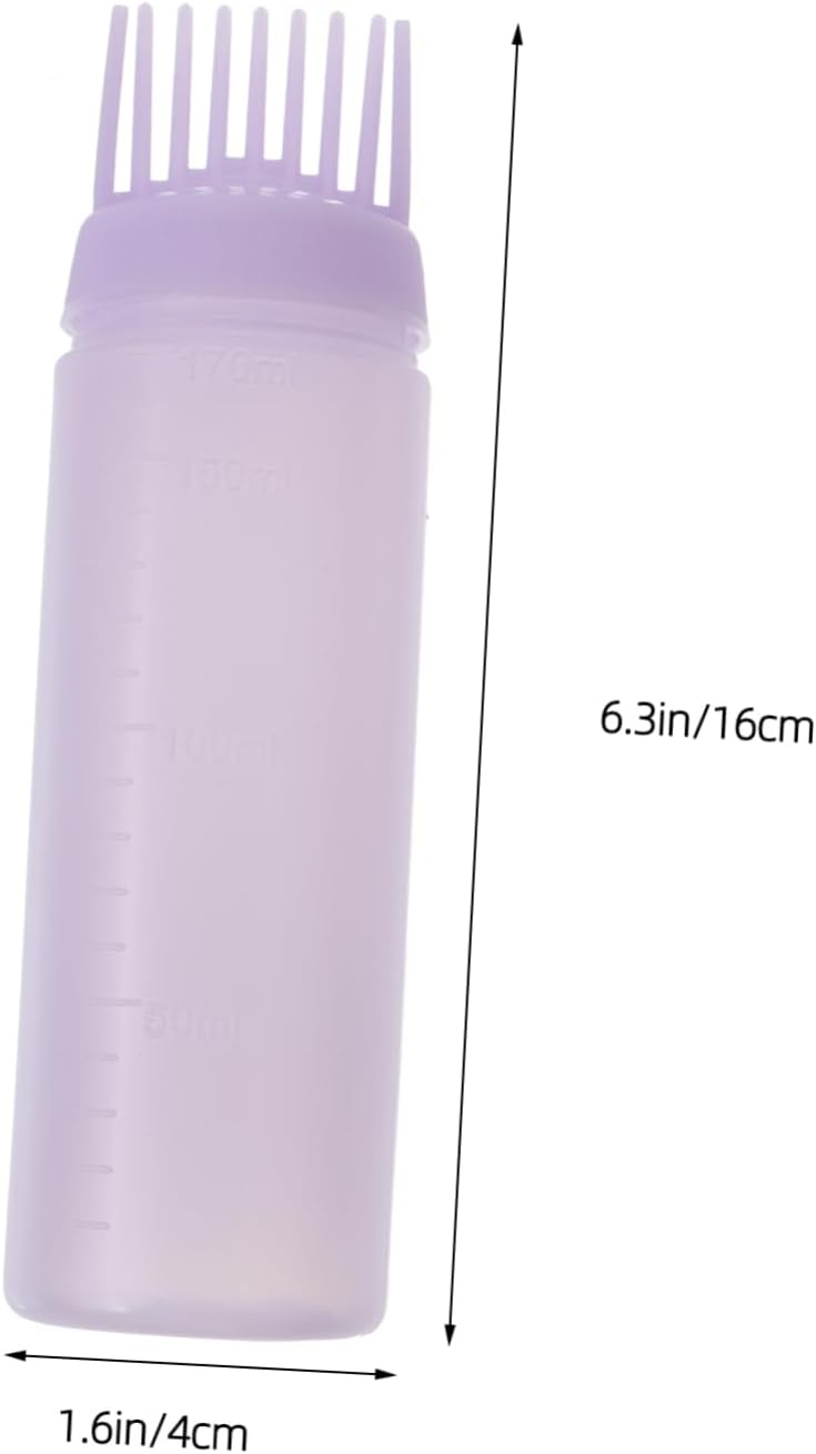 MERRYHAPY 6pcs Hair Dye Applicator Bottle Root Bottle Applicator for Hair Coloring Easy to Use