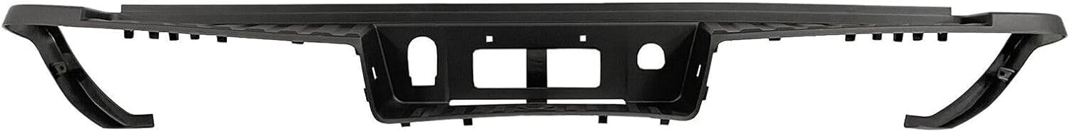 Textured Rear Bumper Step Pad Black for Chevy for Silverado 2500HD/3500HD High Country/LT/LTZ/WT 2015-2019,for GMC for Sierra 2500HD/3500HD Base/Denali/SLE/SLT 2015-2019 Plastic