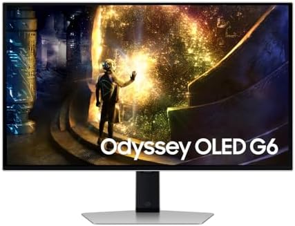 Monitor Gamer Samsung Odyssey OLED G6 240Hz 27" Silver