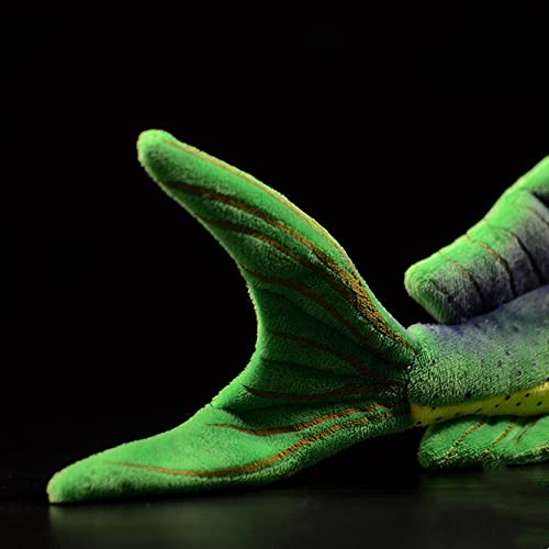 Simulation Mahi Mahi Toy,Ghost Saury Fish,Lifelike Giant Dolphin Fish Plush,Stuffed Fish Animal, Deep Sea Fish Toy,Weird Stuffed,Plush Toy,Gifts For Kids,Sea Creatures Model Dolls Plushie-17" Long #TOP4