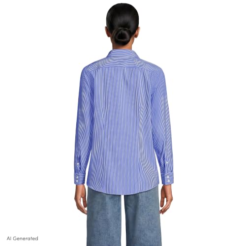 Image of Lands' End Women's Pinwale Cord Long Sleeve Shirt