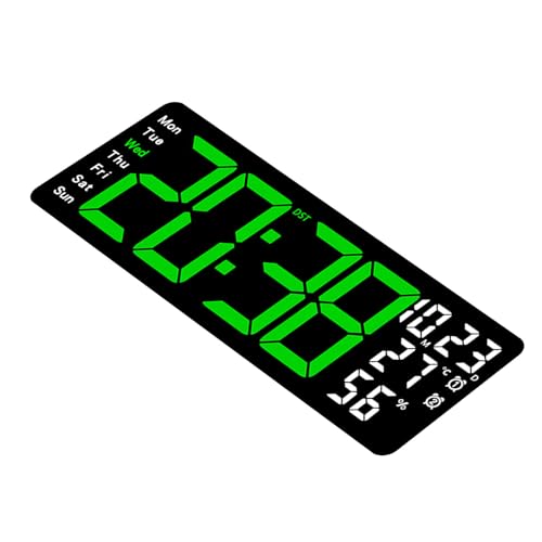 Horloge numérique LED avec télécommande et minuterie de précision