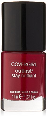 COVERGIRL Outlast Stay Brilliant Nail Gloss Wine to Five 190, .37 oz (packaging may vary)