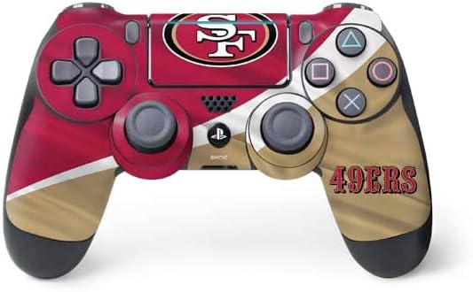 Vista 14 de Skinit - Skin para PS4 Pro/Slim Controller con licencia oficial de la NFL San Francisco 49ers